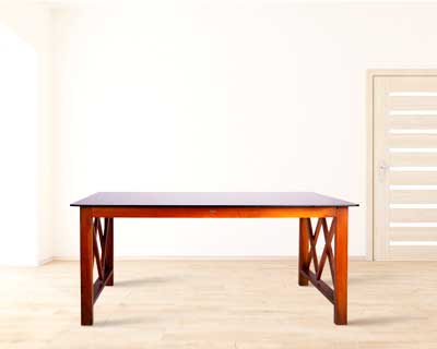 Scated 6 Seater Dining Table